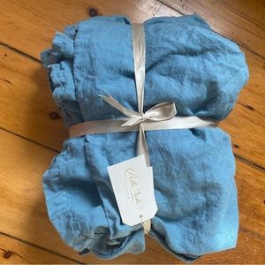 Bella Notte Austin King sz bedskirt in Cenote